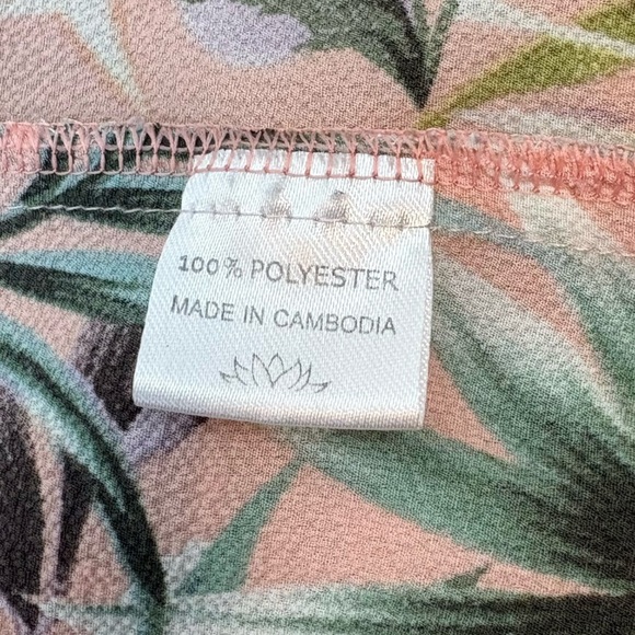 AIM Apparel Pink Floral Long Cover Up OS - Picture 6 of 6